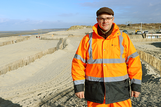 Hugues Duhamel, responsable du service génie civil/transport à la ville du Touquet-Paris-Plage