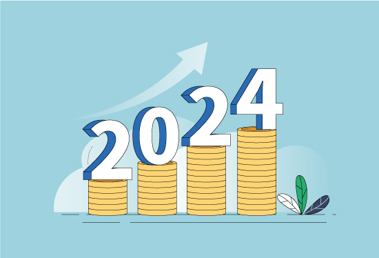 Illustration - Rémunération 2024, croissance, pièces