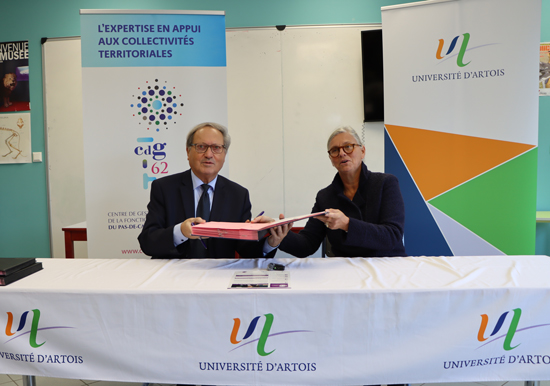 Signature Diplôme Universitaire SGM à l'Université d'Artois