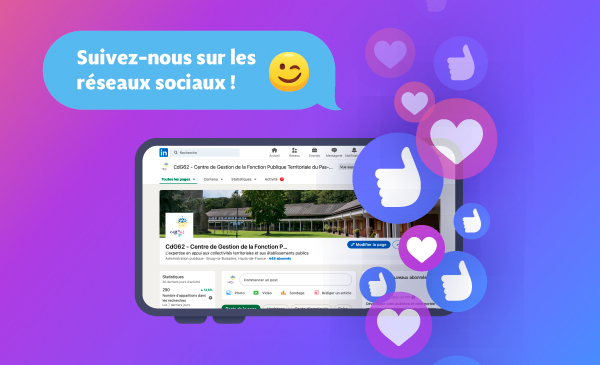Suivez-nous sur les réseaux sociaux !