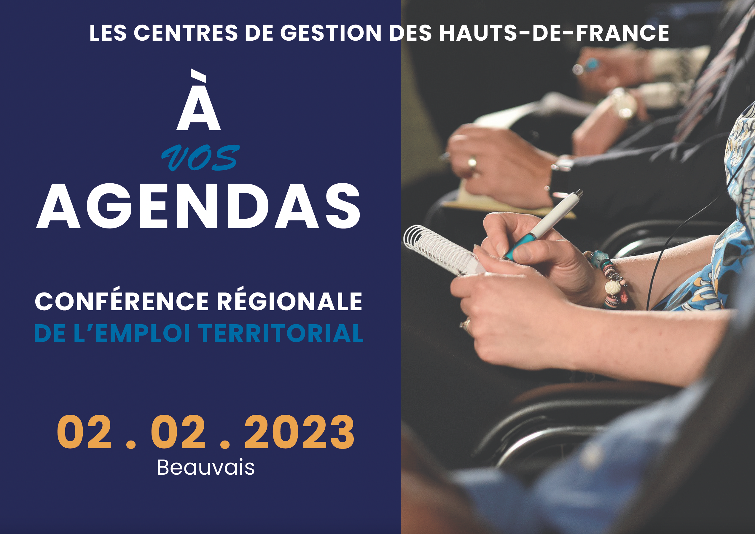 A vos agendas - Conférence Régionale de l'Emploi Territorial 2023 - BEAUVAIS - 02-02-2023