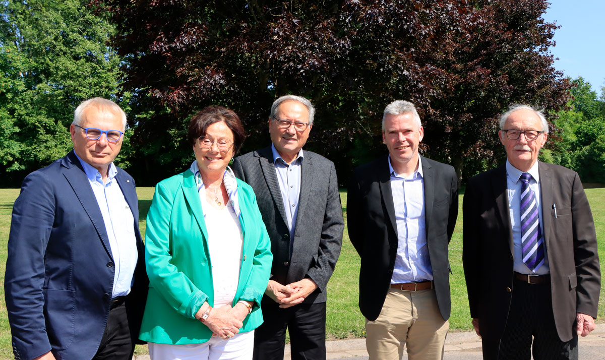 Election du nouveau président du CdG62 avec les 4 vice-présidents